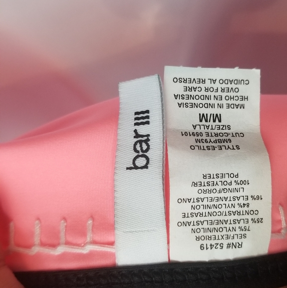 Bar III Color Block Swimsuit - Picture 10 of 10